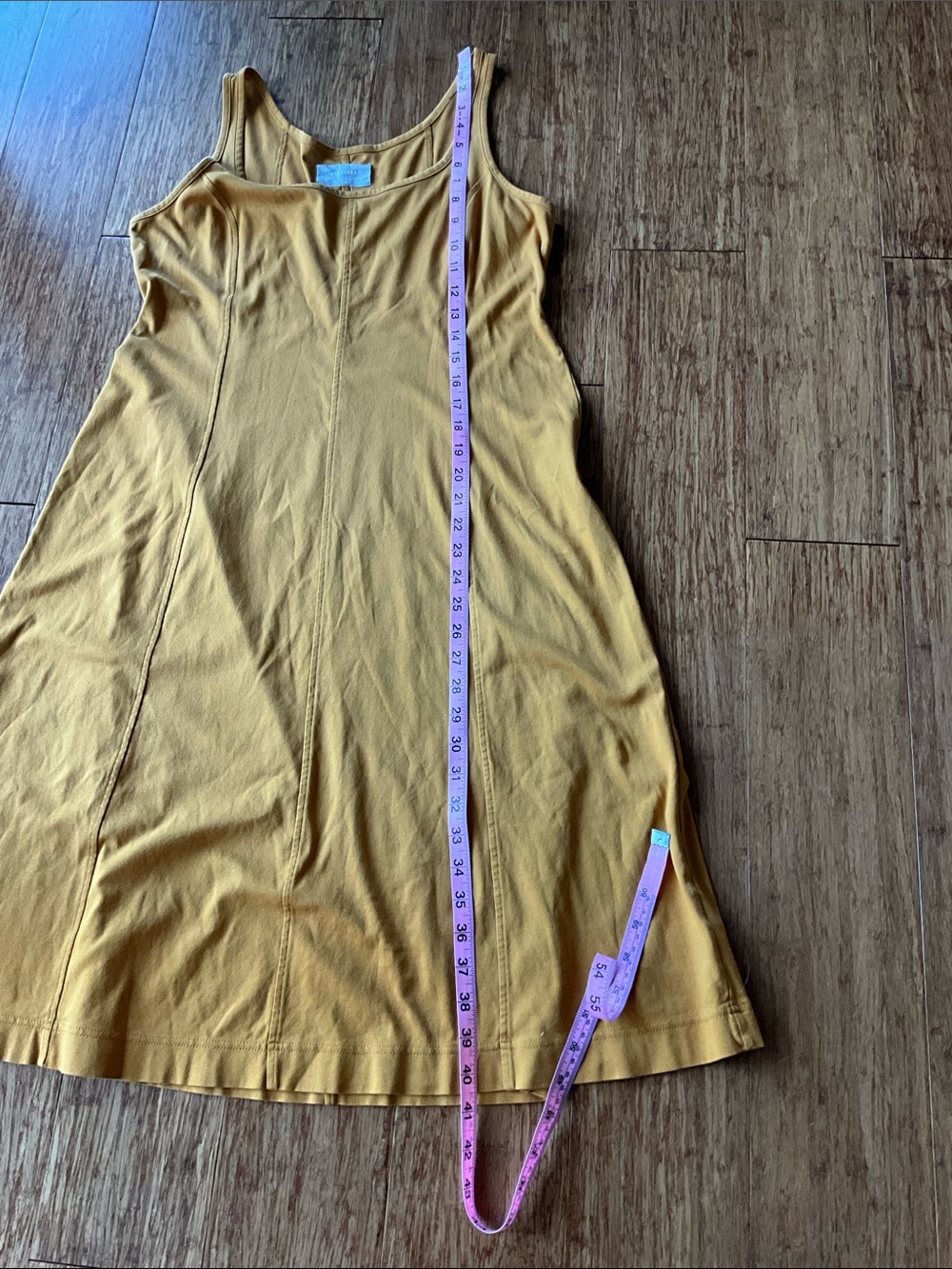 Everlane Sleeveless Midi Dress in Gold - Picture 7 of 7